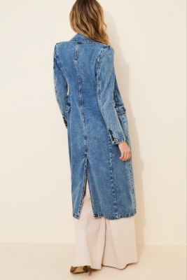 Denim Trench Coat | Nuuly