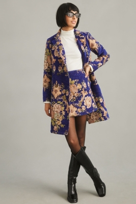 Floral Brocade Overcoat | Nuuly