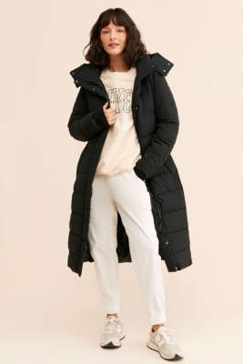 Hooded Long Puffer Jacket | Nuuly Rent