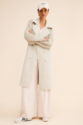 Sweater Sleeve Trench Coat Nuuly