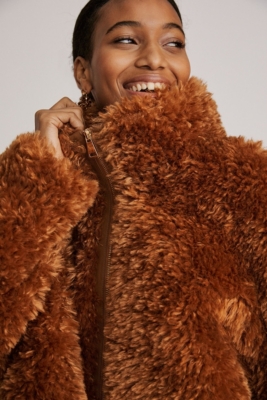 Teddy faux fur coat online