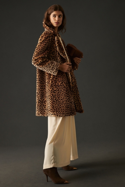 Animal Print Faux Fur Coat | Nuuly