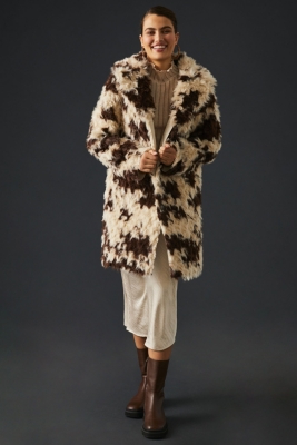 Nugu you cow fur coat 牛柄ファーコート　unene Nugu you cow fur coat 牛柄ファーコート unene Total Icon Cow