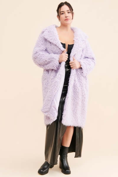 Faux Fur Longline Coat | Nuuly