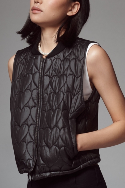 Heart Quilted Vest | Nuuly