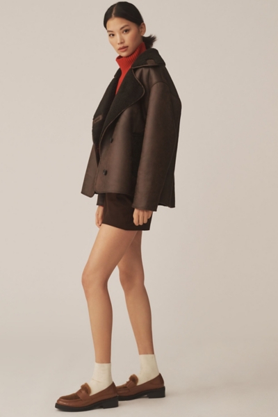 Faux-Shearling Cocoon Coat | Nuuly