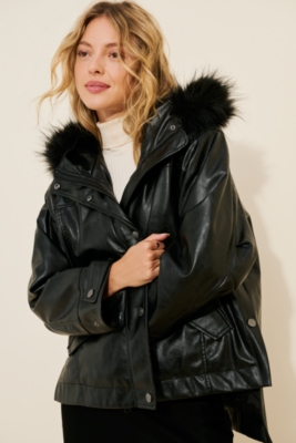 ジャケット・アウター YSTRDY's TMRRW leather anorak Parker YSTRDY's TMRRW leather anorak Parker - メルカリ