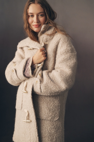 Wool Blend Hooded Duffle Coat | Nuuly