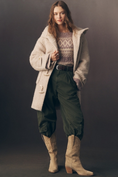 Wool Blend Hooded Duffle Coat | Nuuly