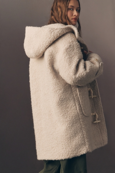 Wool Blend Hooded Duffle Coat | Nuuly