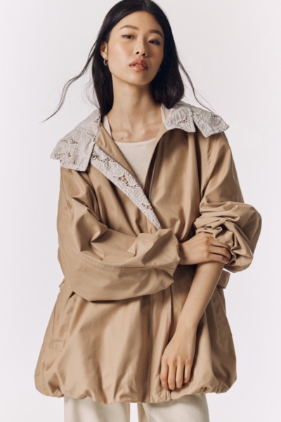 Bubble-Hem Anorak Jacket | Nuuly