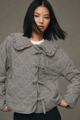 Gingham Quilted Jacket