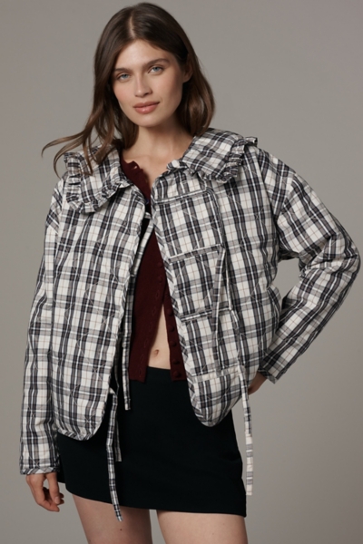The Hazel Quilted Plaid Jacket | Nuuly