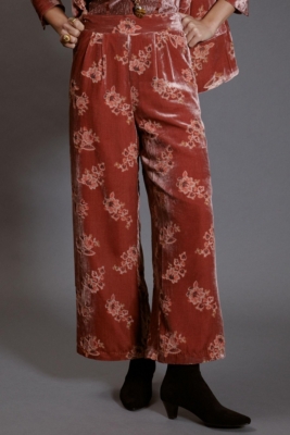レッグウェア Wildfraulein velour sarrouel pants 名作】Wildfraulein velour sarrouel pants