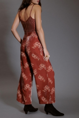 Floral Velvet Pants | Nuuly