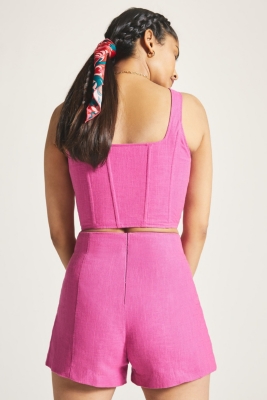 Amelie Seamed Shorts | Nuuly