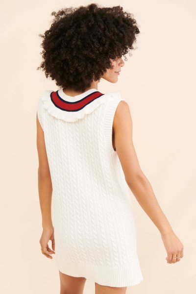 Mini Dress White Knit Summer Dress H&M Dresses White Knit Sweater Dress  Perfect For Fall Poshmark