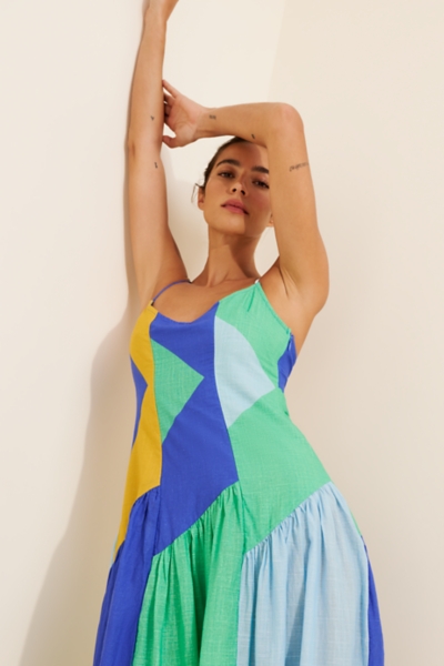 Sleeveless Drop-Waist Midi Dress | Nuuly