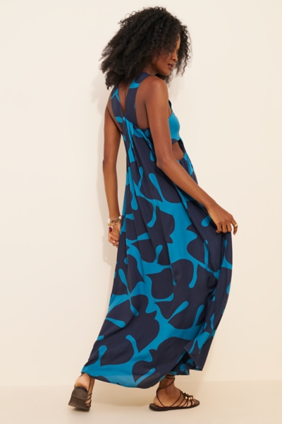 Bandeau Printed Maxi Dress | Nuuly