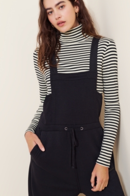 Relaxed Drawstring Overalls