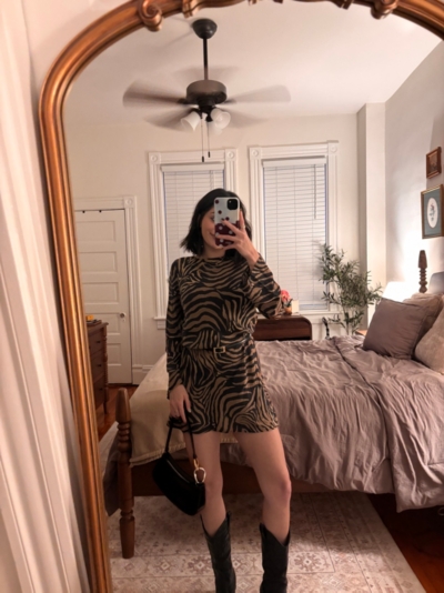knee length dresses for ladies Ridley Mini Dress in Midnight Navy