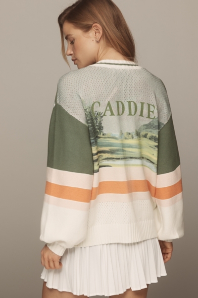 Zinger Balloon-Sleeve Cardigan Sweater | Nuuly