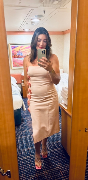 Lia Strapless Bow Midi Dress | Nuuly