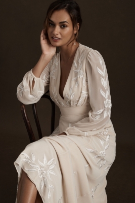 Belize Embroidered Gown