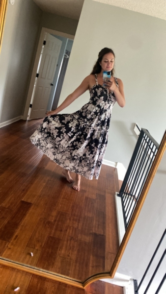 princess polly baby blue dress By Anthropologie Sleeveless Sweetheart A-Line Midi Dress main image 1