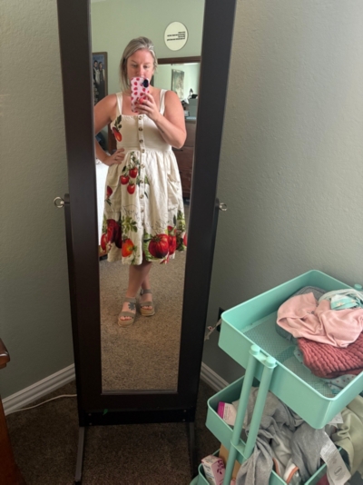 green emerald velvet dress Kathleen Maeve Dolly Midi Dress
