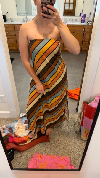 Tyria Linen Blend Maxi Dress | Nuuly