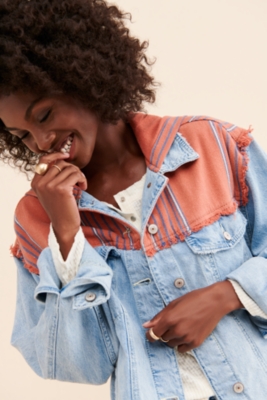 free people baja denim jacket