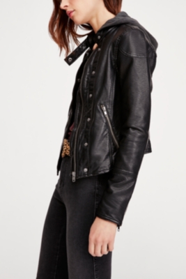 New dawn faux leather jacket online