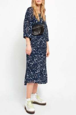 miele floral midi skirt