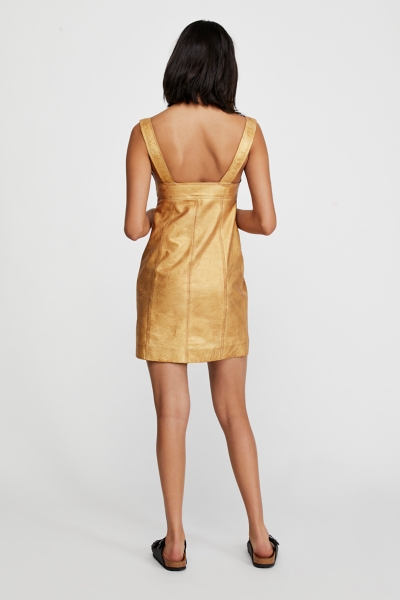 nuuly gold dress Goldie Mini Web Collection: Christmas Party