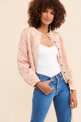 Floral Silk Jacket Nuuly Rent