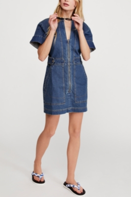 Dream On Denim Mini Dress Nuuly