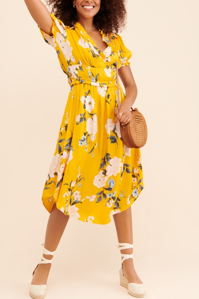 canary yellow sundress
