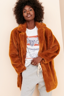 Weekday tabitha faux fur on sale jacket