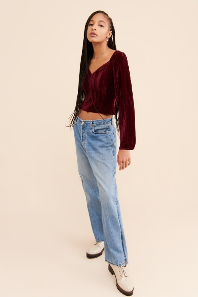 Sonoma Velvet Blouse | Nuuly