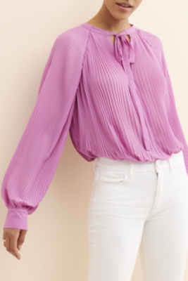 Pleated Chiffon Blouse | Nuuly Rent