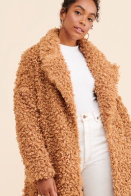 Caramel Colored Teddy Jacket | Nuuly