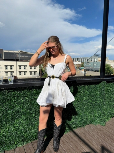 Adrianna Lace Romper | Nuuly