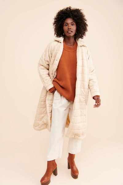 y*t様 Riu Ballon jolie down coat Gray Long Quilted Jacket | Nuuly