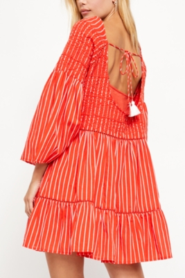 Lola Embroidered Mini Dress