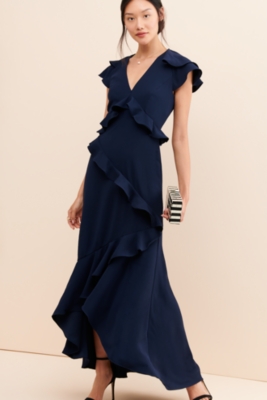 High-Low Ruffled Gown | Nuuly