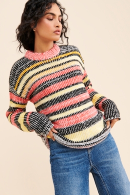 Melon Stripes Sweater Nuuly Rent