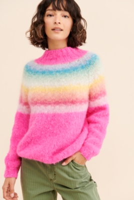 rose carmine cardigan