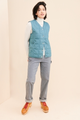 Quilted Denim Vest | Nuuly Rent