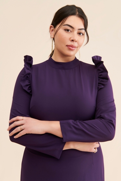 camilla purple dress CAMILLA Purple Pink Multi Off Shoulder Size X-SMALL Dress  ReturnStyle